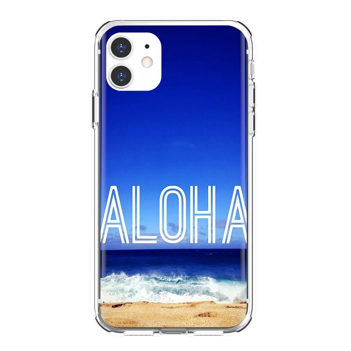 Цветок Алоха пальмы пляжное искусство для iPhone 11 Pro 4 4S 5 5S SE 5C 6 6S 7 8 X XR XS Plus Max iPod Touch
