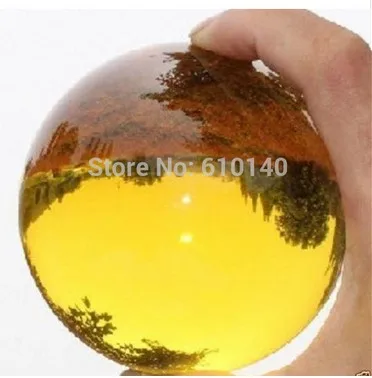 327 Asian Rare Natural Quartz yellow Magic Crystal Healing Ball Sphere 80mm | Дом и сад