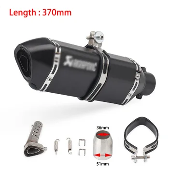 

Motorcycle 31-51mm Exhaust Pipe System Stainless Steel Muffler Escape For YAMAHA mt03 tmax 500 530 For SUZUKI bandit 600 gsr 600