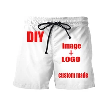 Пользовательские повседневные шорты, собственный дизайн DIY. Harajuku шорты логотип+ фотографии = ваш собственный дизайн