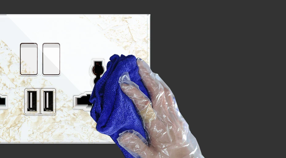 Delviz-UE Padrão Interruptor De Luz De Parede,