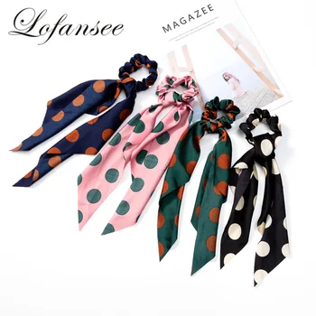 

2019 Fashion Korea Style Wave Point Print Women Headbands New Design Dot Hair Accessories For Girl