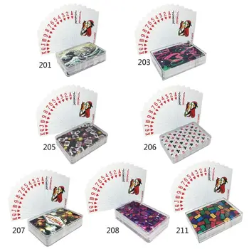 

PVC Waterproof Plastic Playing Card Family Game Board Game Blackjack Poker Card