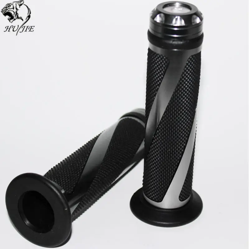 Черные мотоциклетные 7/" рукоятка ручки руля Грипсы для Yamaha YZF R6 R6S R1 600 600R YZ 125 250 426 YZ125 YZ250