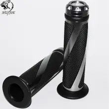 Черные мотоциклетные 7/" рукоятка ручки руля Грипсы для Yamaha YZF R6 R6S R1 600 600R YZ 125 250 426 YZ125 YZ250