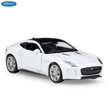 

WELLY 1:36 JAGUAR F-Type Coupe alloy car model machine Simulation Collection toy pull-back vehicle Gift collection