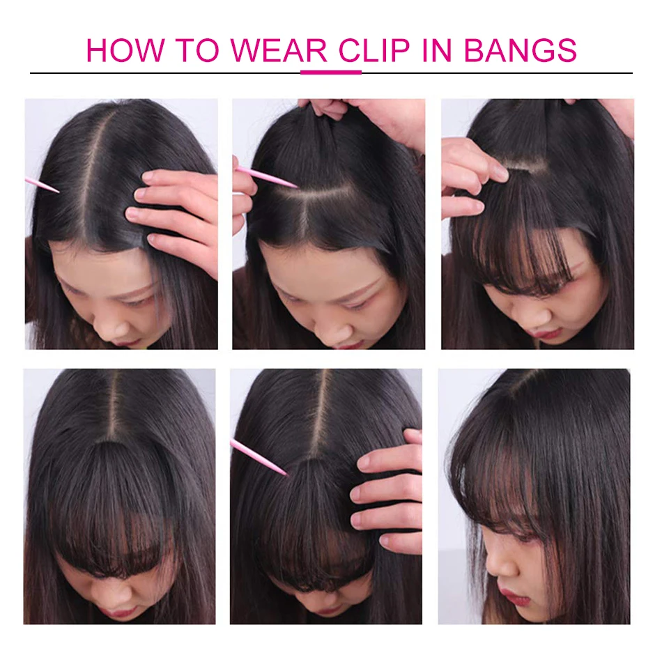 Unice Hair Brazilian Human Hair Blunt Bangs Clip In Human Hair Extension Remy Clip In Fringe Hair Bangs 613 Neat Bang Aliexpress Hair Extensions Wigs