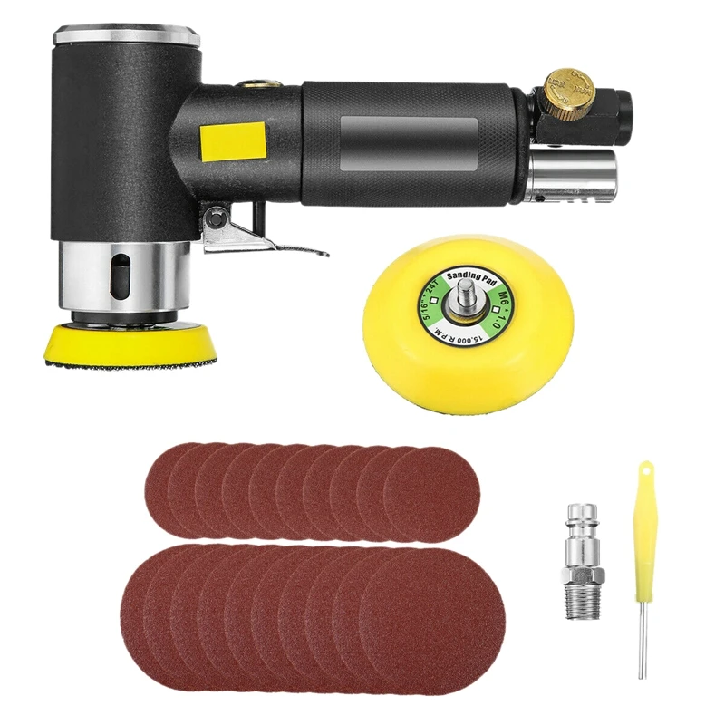 

2 Inch 3 Inch Mini Air Sander, Pneumatic Polisher Car Grinding Machine Auto Body Work