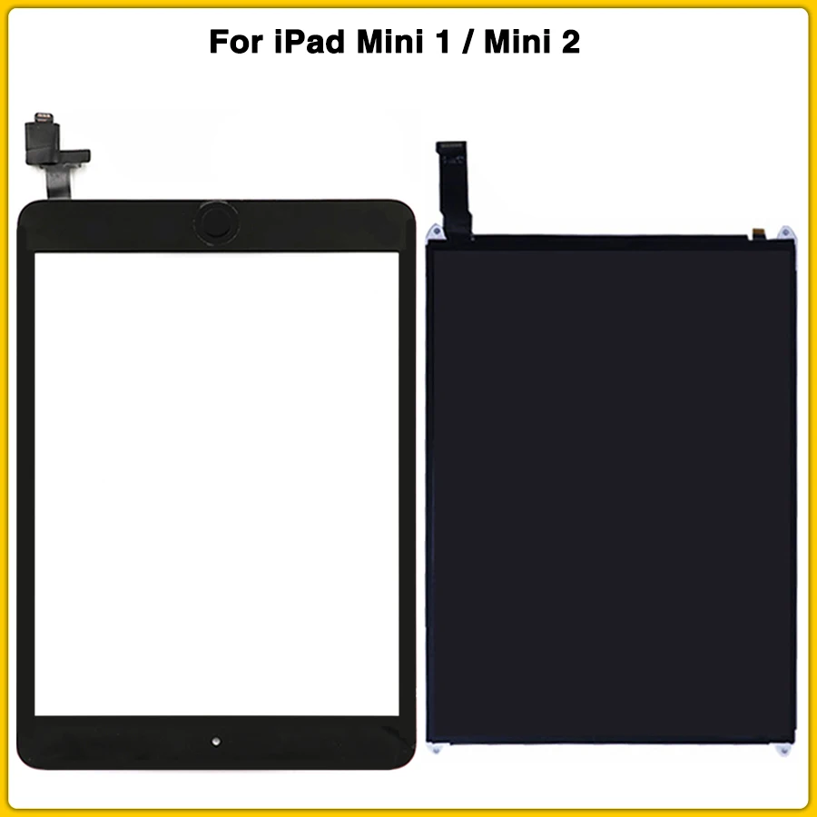 Front LCD Display Touch Screen Digitizer Replacement For Apple iPad Mini 1 2 Lot