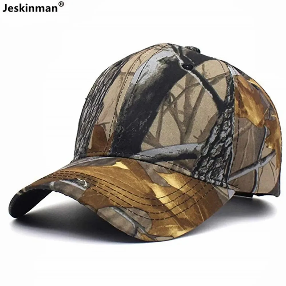 Outdoor 5 Bionic Camouflage Hunting Fishing Hat Sun-Protection Jungle Camouflage Photography Bird-Watching CS Games Cap