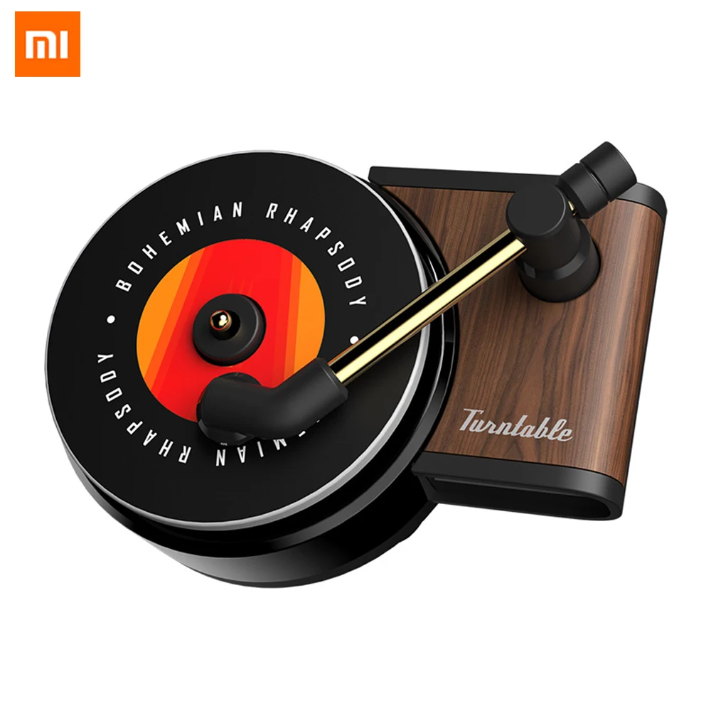 

Hot Newest Xiaomi Mijia Sothing TITA Turntable Phonograph Car Fragrance Car Air Freshener with 3pcs Replace Aromatherapy Tablets