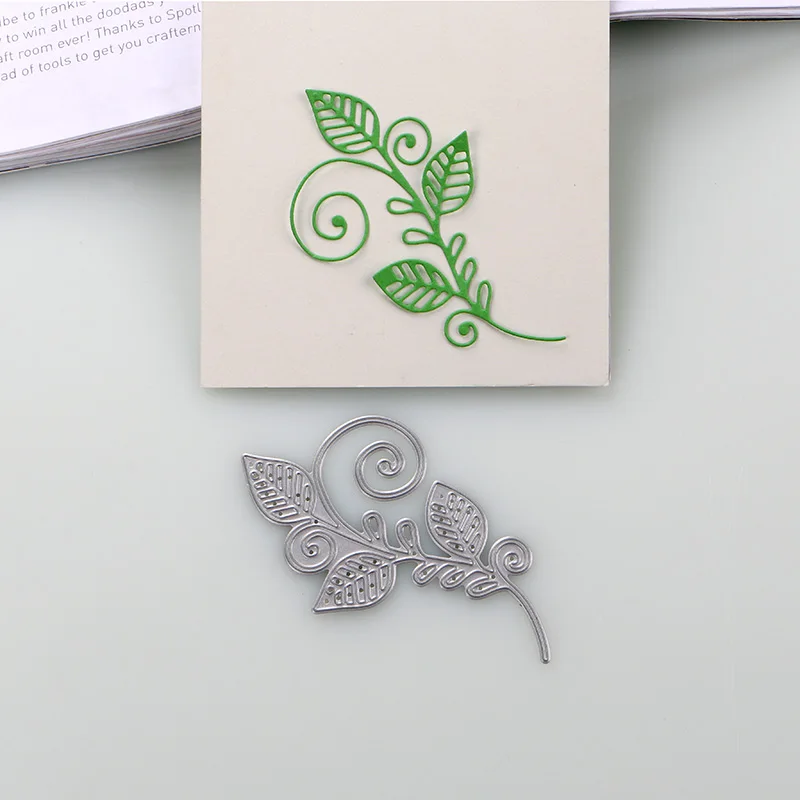 

DUOFEN METAL CUTTING DIES traditional stencil vines branches leaves DIY Scrapbook Paper Album 2019 new