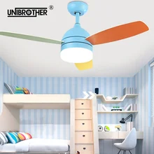 42 дюймовый светодиодный потолочный вентилятор, светильник с пультом дистанционного управления, светильник s 18 Вт, Охлаждающие вентиляторы 220 В переменного тока, разноцветный светильник для ресторана, детской комнаты