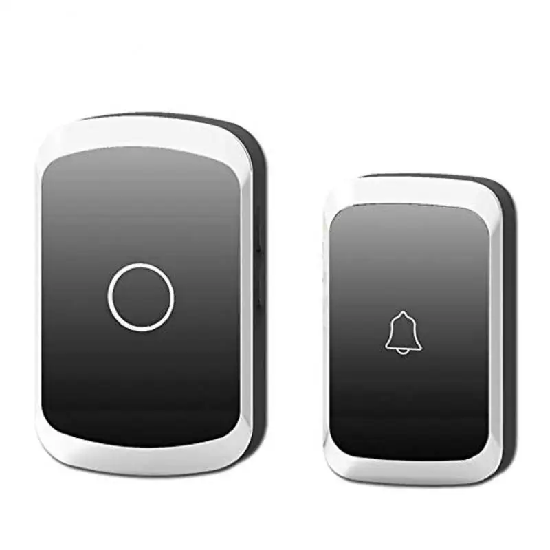 aiphone jo series Home Waterproof Wireless Doorbell Self-powered Button Smart Doorbell Set Family Welcome Outdoor Home Ringtone Receiver wireless video intercom system Door Intercom Systems