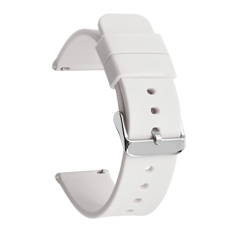 18mm Sport Silicone Watch Band Strap 