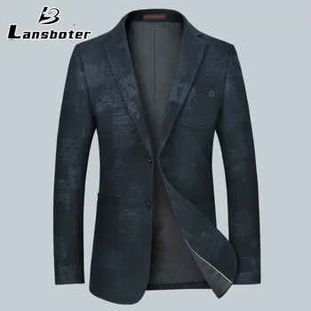 

2020New Style Men Suit Spring Pattern Leisure Suit Men's Korean-style Slim Fit No Ironing Elasticity Casual Thin Suit Coat Men's