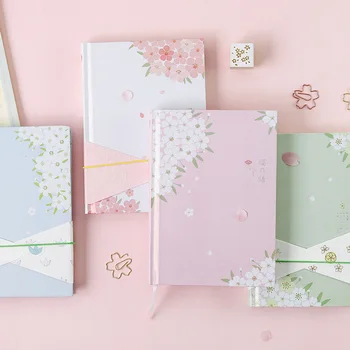 

Japanese Style A5 Hardcover Planner Bullet Journal Creative Small Fresh School Diary Note Cute Color Handbook Notebook