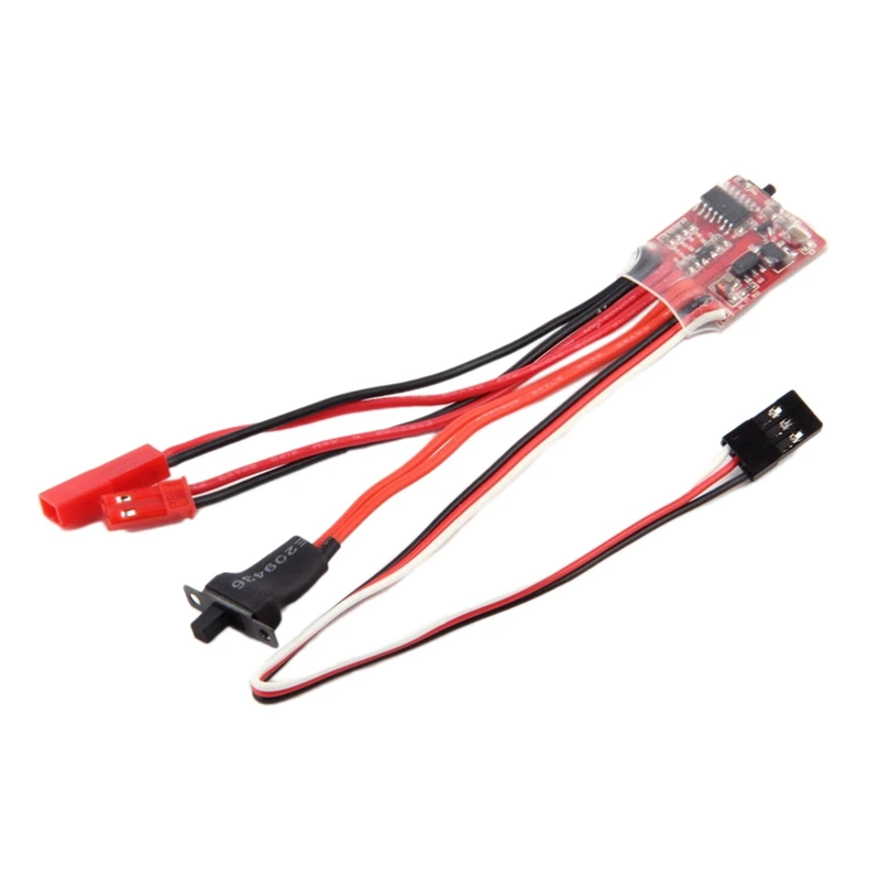 

RC ESC 20A Brushed Motor Speed Controller 1/16 1/18 for Climbing RC Car Ship Tank Mini 4Wd WPL Car
