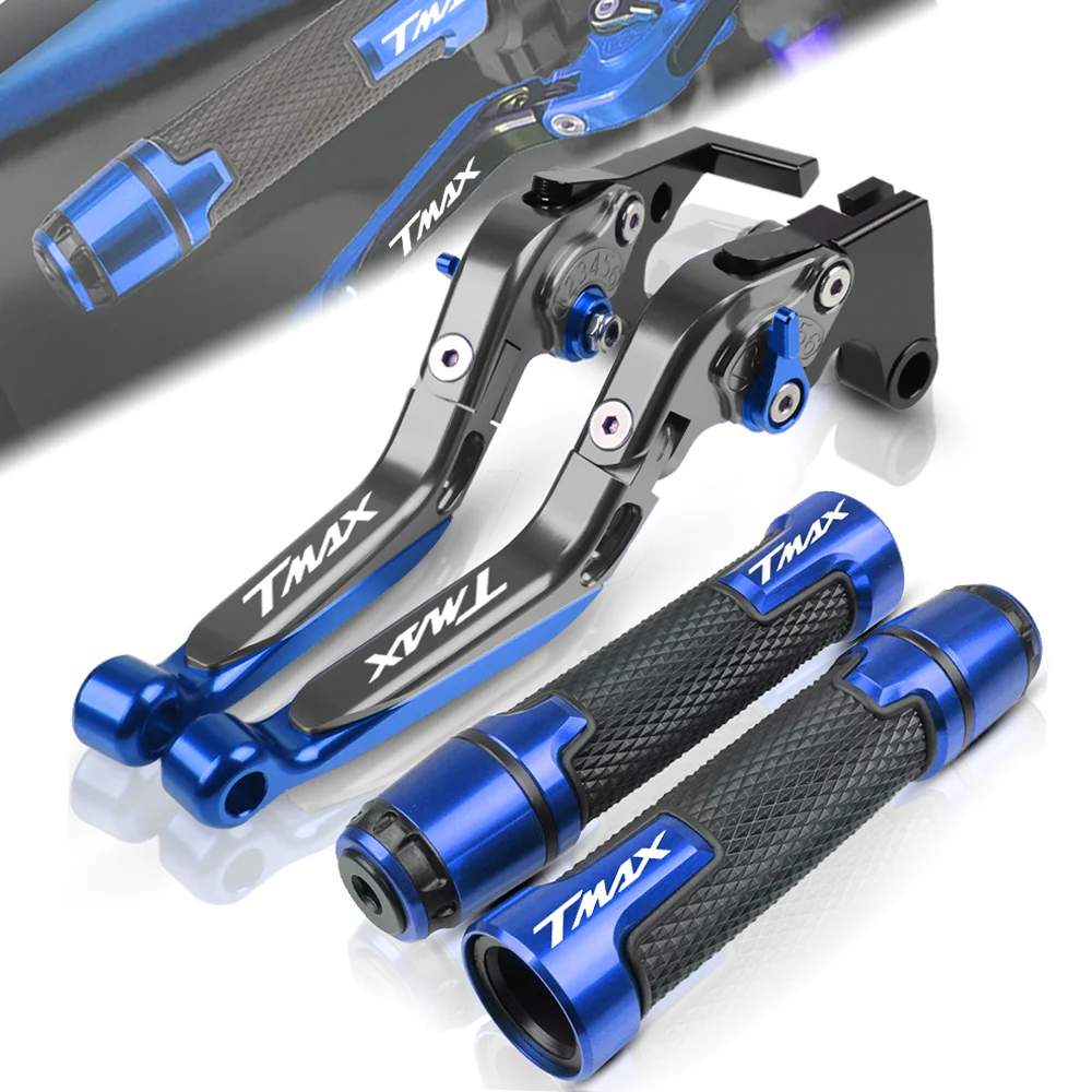 

For YAMAHA TMAX530 TMAX500 T MAX 530 T-MAX 500 2001-2007 Motorcycle Adjustable Folding Brake Clutch Lever Handle Grips End