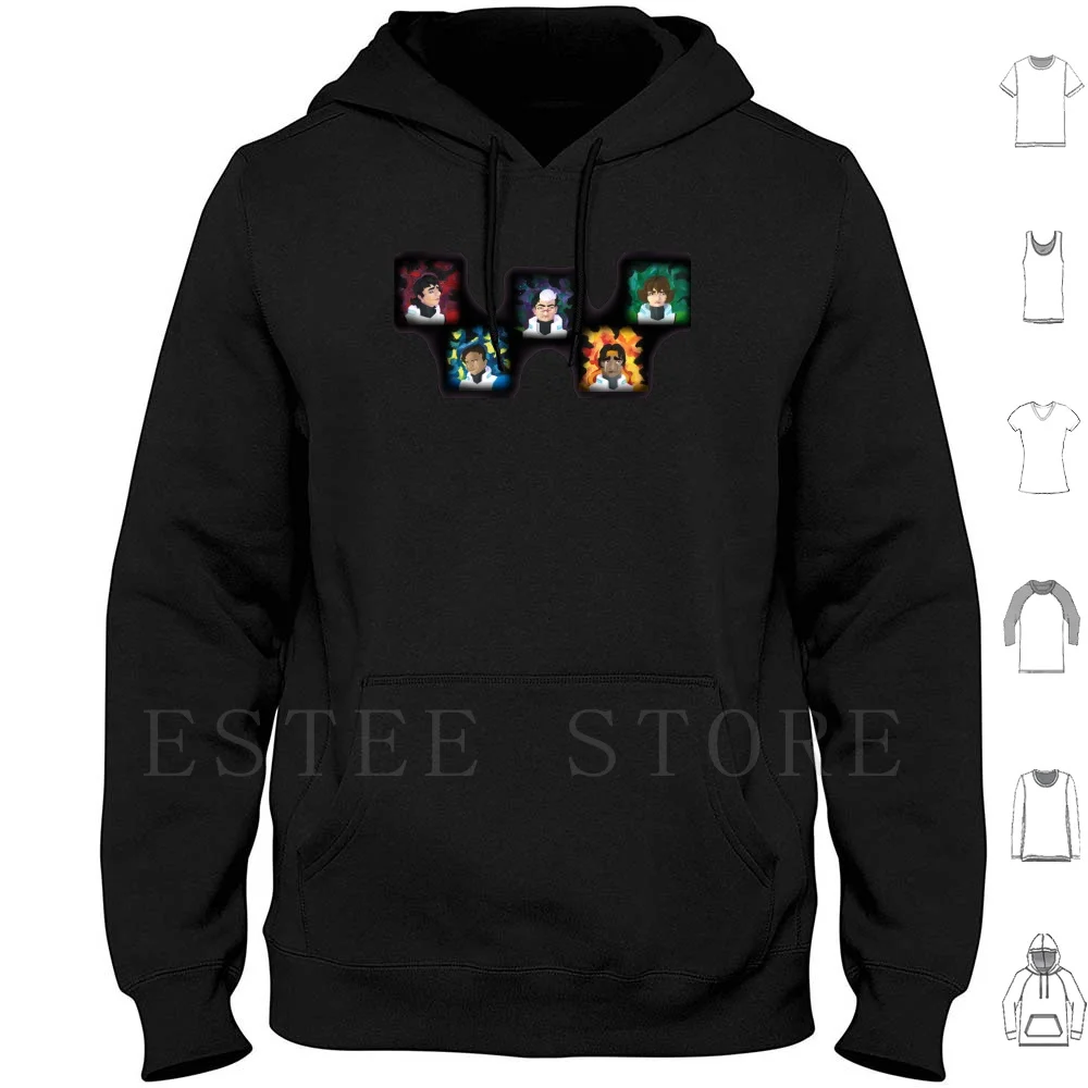 Five Diing One Felpe Team Voltron Voltron Legendary Vld Form Voltron Black Lion Red Lion Green Lion Blue Lion