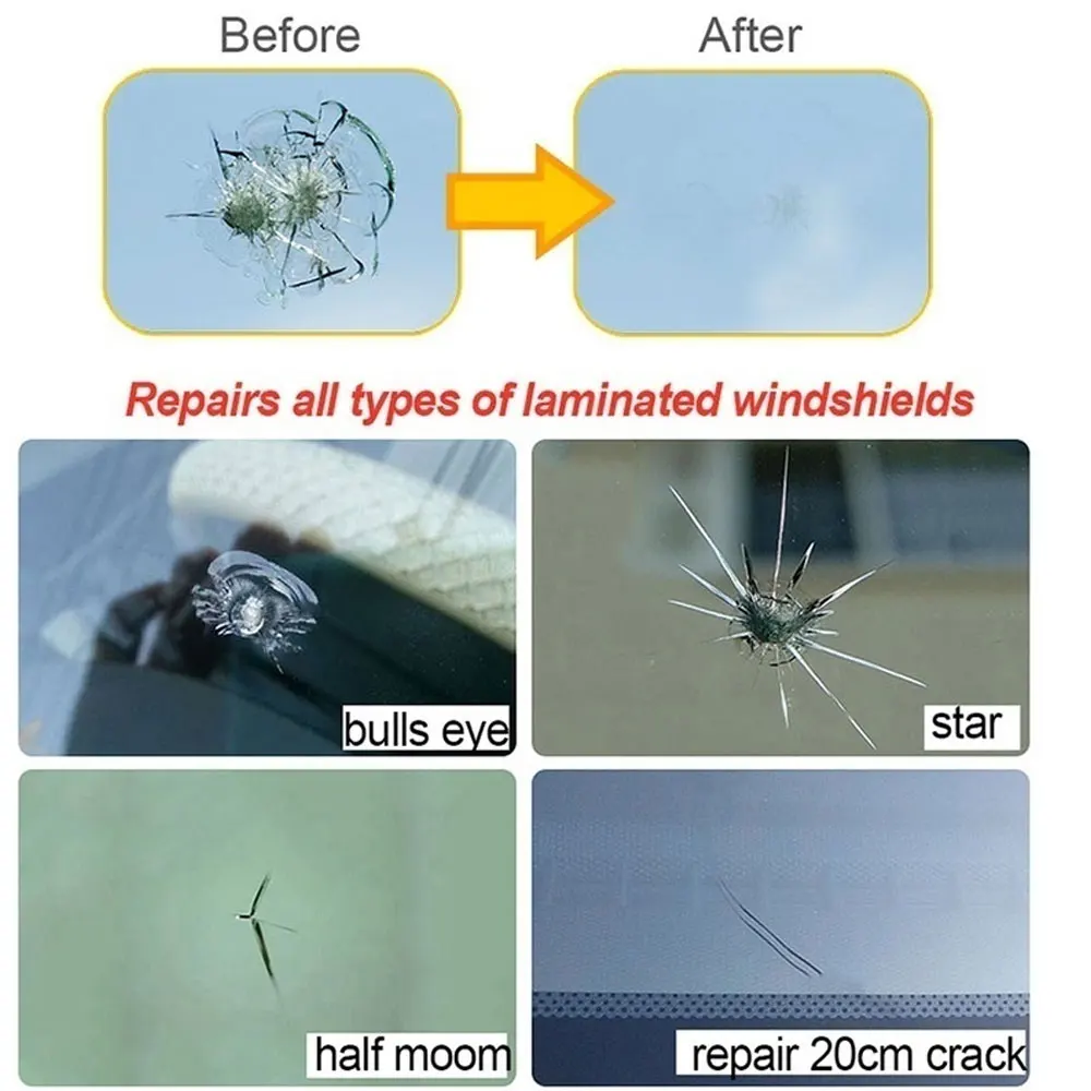 DIY Набор для ремонта окон автомобиля стекло ветровое стекло авто лобовое стекло Царапины трещина восстановление набор ремонтных инструментов ремонт автомобиля аксессуары