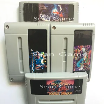 

Turtle IV Turtle in Time/Terranigma/Double Dragon/Captain Commando Game Accessories Card for 16 Bit Consoles EUR Version