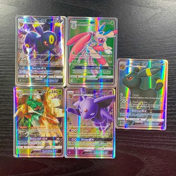 

TAKARA TOMY Pokemon Card 20GX Energy MEGA Cards Collections Battle Shining Deck Board Table Game Children Toys Flash Cards Toy