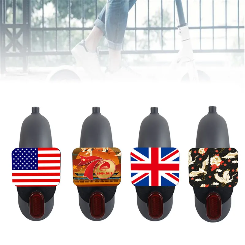For Millet M365 Scooter Rear License Plate Fender License Plate Accessories Electric Scooter License Plate Warning Sign