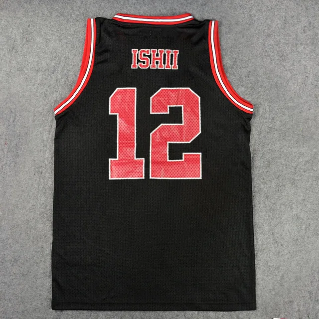 SDANLERB Cosplay Costume Shohoku School Basketball Team 1-15 Sakuragi Hanamichi Black Jersey Tops Shirt Sports Wear Uniform -Zentai shop online H6b74fdfdb4e646dab002df48e2330c77V.jpg