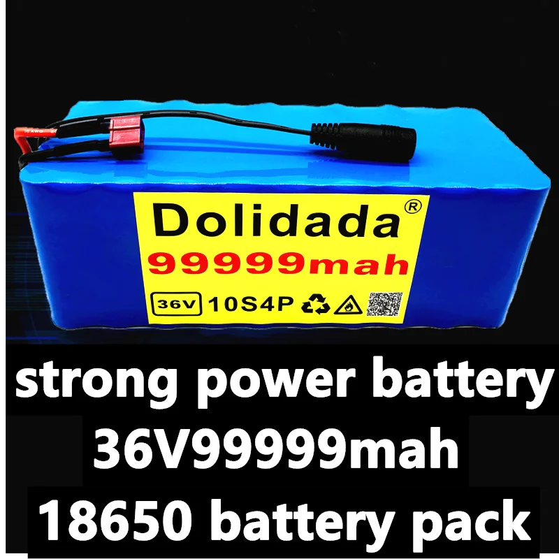 100% Оригинальный аккумулятор 10S4P 36 В 99 999ah 1000 Вт 42 в 99999 мАч электровелосипед с BMS |