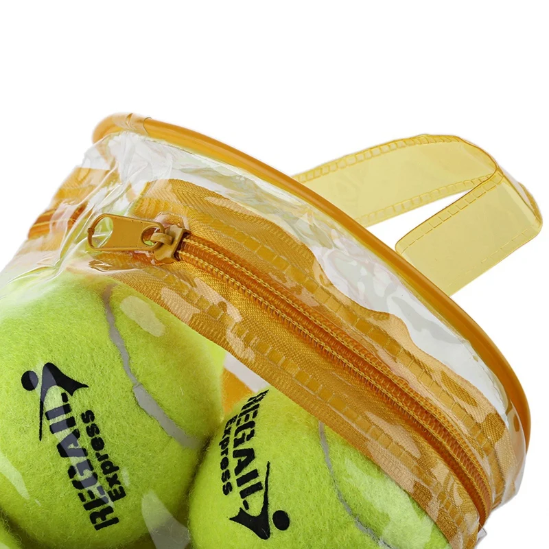 Regail 12Pcs Tennis Ball High Elasticity Training Ball Natural Rubber Competition Tennis Ball