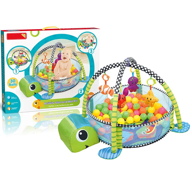 IMBABY детский коврик для занятий спортом три в одном с шаровой стойка фитнеса