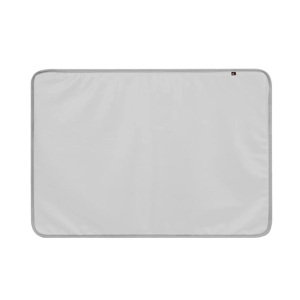 24 Inch New PU Leather Cover for iMac Computer Monitor Polyester Dust Cover Protector with Inner Soft Lining Back Pocket