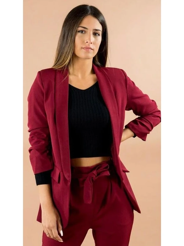 GREYMODA Chaqueta mujer Americana solapa