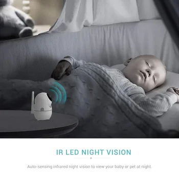 

1080P IP Camera Video Babysitter WiFi Wireless Night Vision Tracking Home Security Monitoring Network Baby Monitor Mini Camera