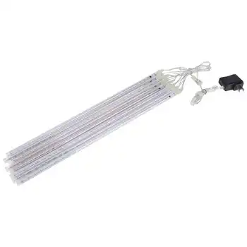 

led e14 e27 led 50cm 8 Tubes LED Falling Rain Meteor Shower Light Fairy Lights Christmas Decor led 220v E14