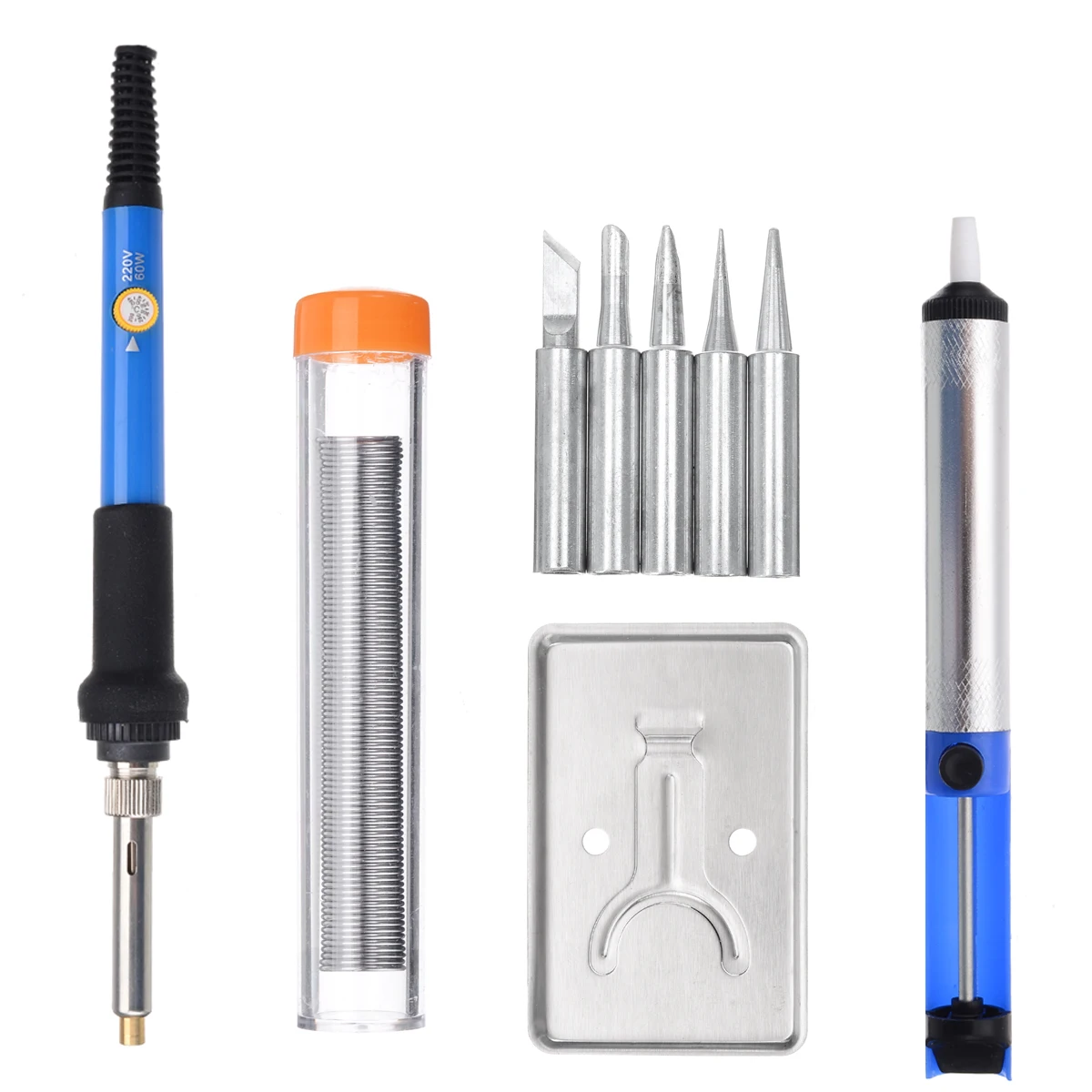 

60W heat fast Electronics Welding Irons Tool Kit Adjustable Temperature Welding Solder Iron 10 in1 Soldering Heat Pencils Tool