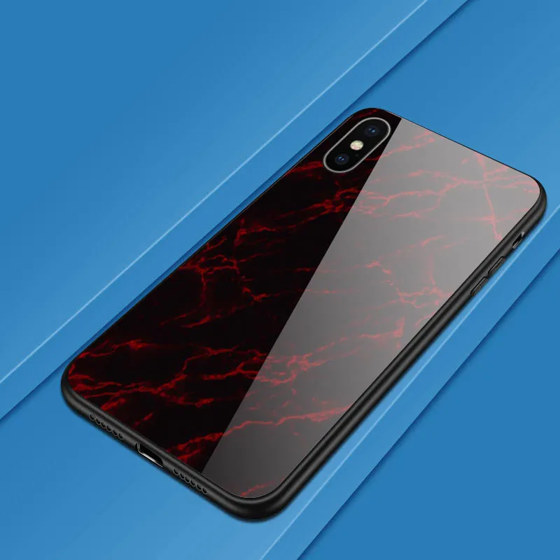 Мраморные стеклянные чехлы для телефонов Xiaomi mi 9T Pro mi 9 8 SE A2 Lite чехол для Red mi K20 Pro Note 7 6 5 Pro 6A закаленное стекло чехол