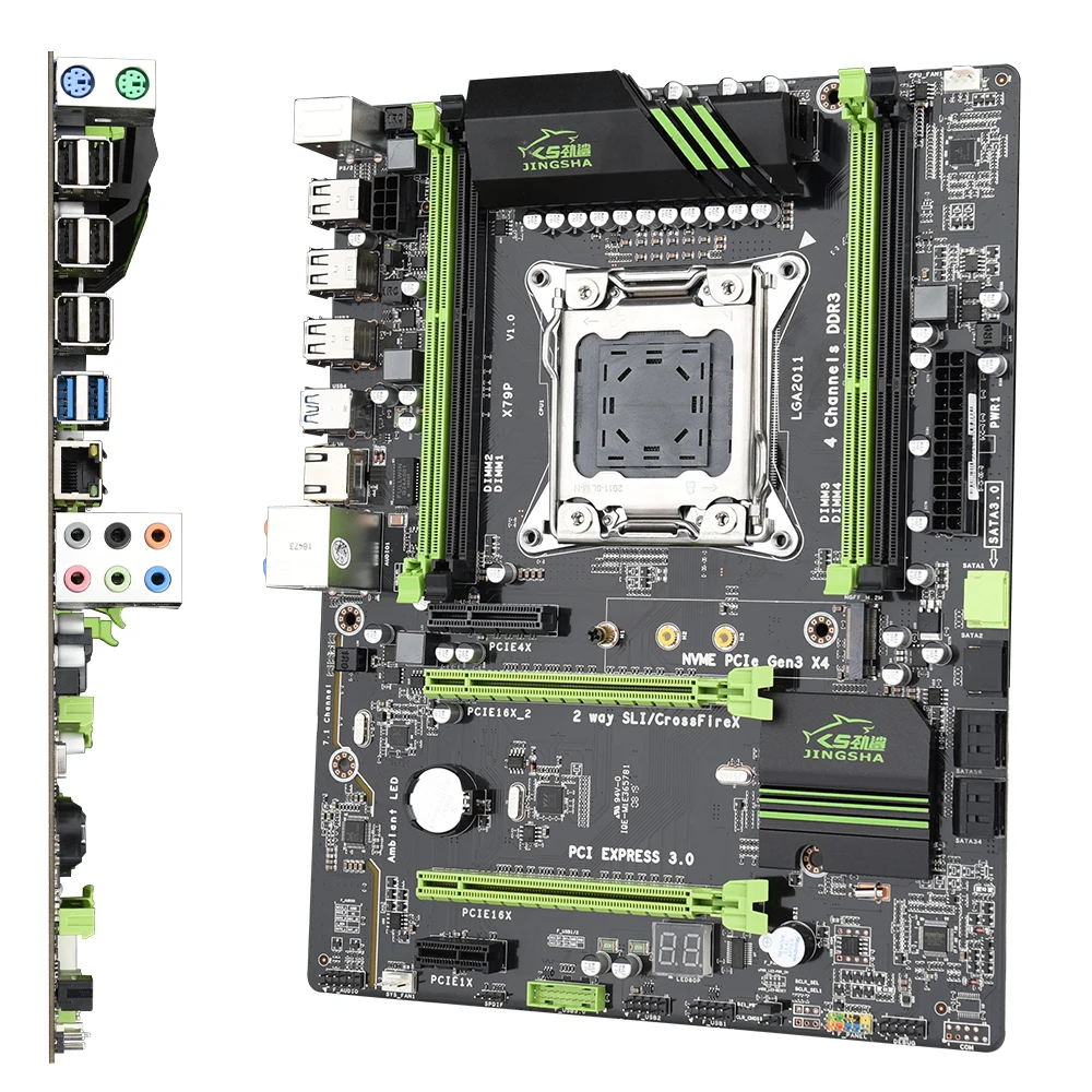 Комплект материнской платы X79 с LGA2011 combos Xeon E5 2690 ЦПУ 4 шт. x 8 ГБ = 32 памяти DDR3 ОЗУ