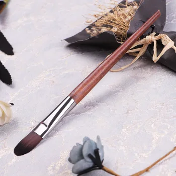 

High Quality Wooden handle Synthetic hair Makeup Foundation Blending eye Concealer brushes Eye shadow Makeup brushess 1Pcs