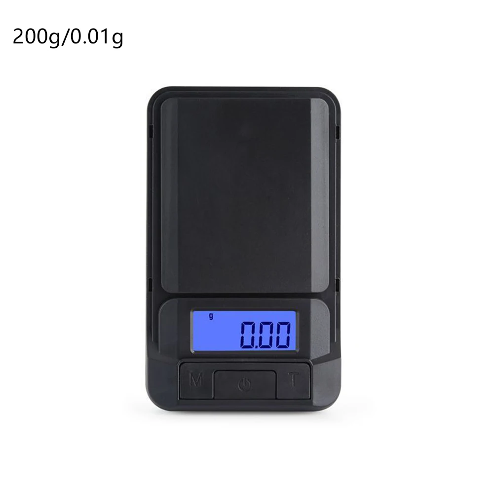 0.01g Digital Scale Backlit Kitchen Portable High Accuracy Grams Powder Weighing Balance LCD Display Jewelry Carat Pocket Mini - Цвет: 200g 0.01g