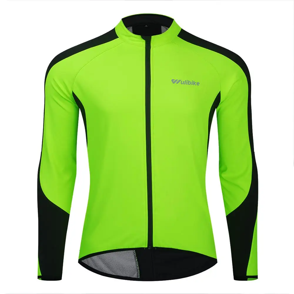 wulibike-winter-fleece-cycling-jacket-men's-windproof-warm-coat-fluorescent-green-for-bicycle-clothes-outdoor-sport-thermal-wear