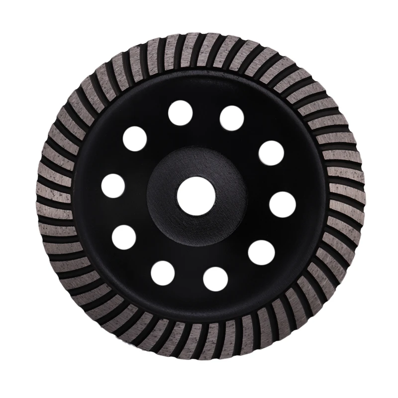 

7 Inch Diamond Turbo Row Grinding Cup Wheel Fits 7/8 Inch Arbor Diamond Grinding Disc for Concrete Masonry