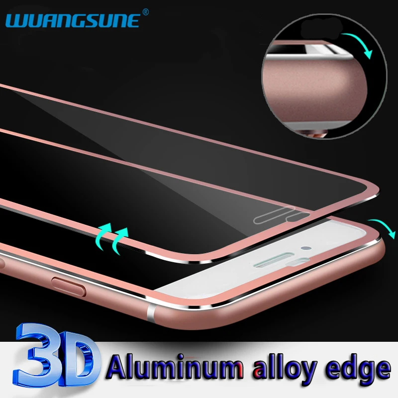 3D полное покрытие для iPhone 7 8 закаленное стекло из титанового сплава iphone 8plus