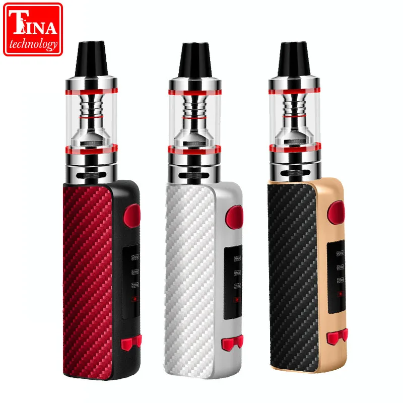 Новый vape электронная сигарета мод дым ручка кальян мини 80 Вт стартовый набор 510