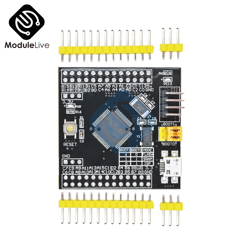 STM32F103RBT6 ARM STM32 Минимальная мини-система макетная плата модуль Cortex-m3 M76 для Arduino Плата расширения