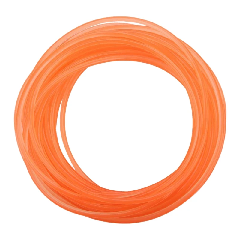 

5mm10M High-Performance Urethane Round Belting Orange Smooth Surface PU Polyurethane Round Belt for Drive Transmission
