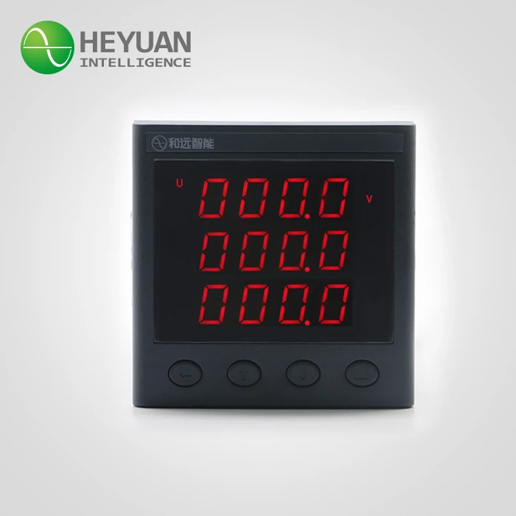 

three phase voltmeter rs485 electric meter volt