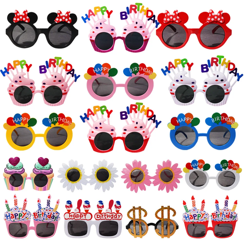Photography Props Glasses Happy Birthday Bachelorette Party Birthday Party Decoration Photobooth Birthday Adult Children Glasses