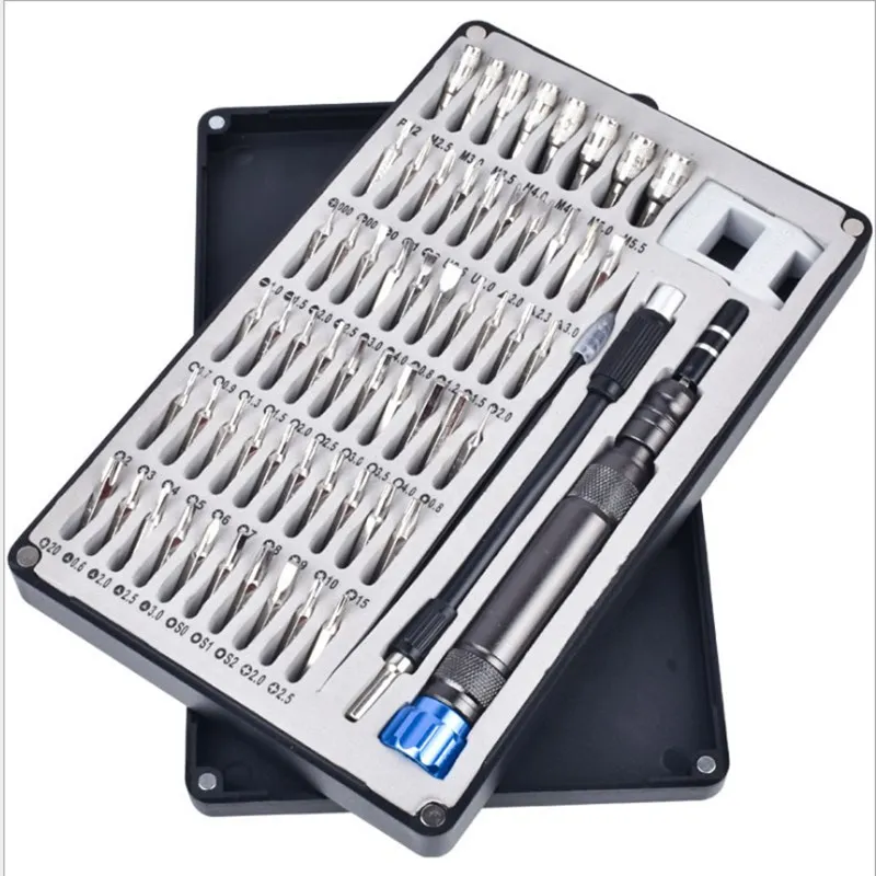 

64-in-1 Watch Mobile Phone Disassembly Machine Repair Tool Chrome Vanadium Steel Screwdriver Set